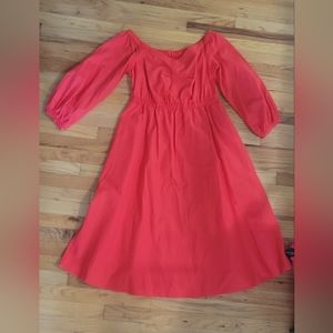 Anthropologie Midi Dress Reddish/Pink, Size 8 - Never Worn